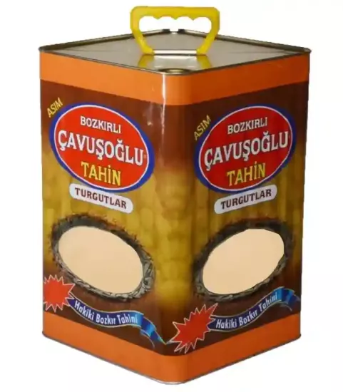 Tek Kavrulmuş Beyaz Bozkır Tahini 19 Kg